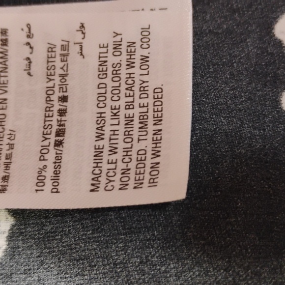 Alfani Floral Patterned - Black, White and Red Top - Picture 12 of 14